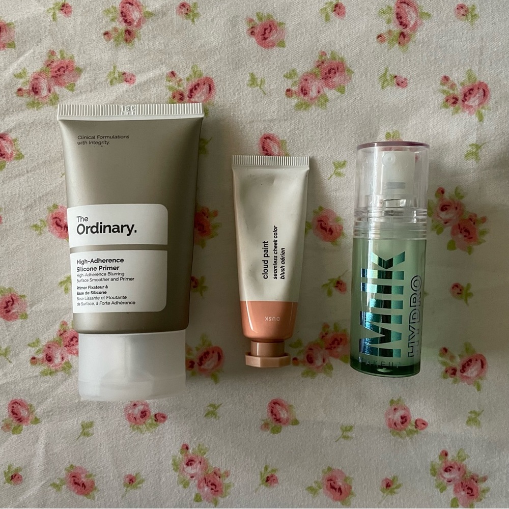 glossier, the ordinary, milk makeup bundle